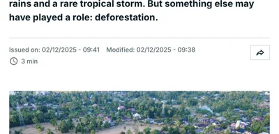 700 dead in Indonesia flooding linked to deforestation and logging