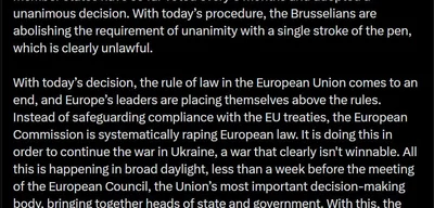 Hungary's Orbán condemns EU vote on frozen Russian assets as unlawful