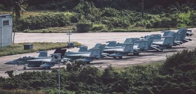 U.S. Navy EA-18G Growlers spotted at former Roosevelt Roads facility in Puerto Rico