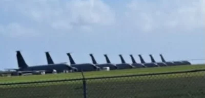 10 USAF KC-135s deployed at Las Américas International Airport