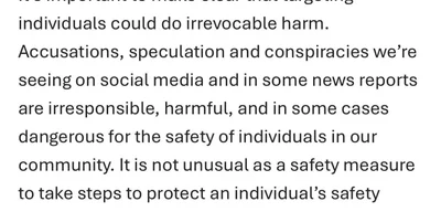 Brown University addresses rumors about student shooter involvement