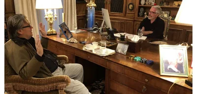 Photos released by Democrats show Jeffrey Epstein with Steve Bannon and Noam Chomsky