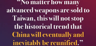 China condemns U.S. arms sales to Taiwan, warns of increased conflict risk