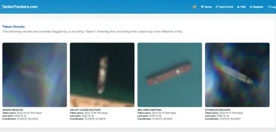 Tanker Trackers provides location updates on vessels held by Iranians and Houthis