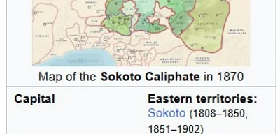 Sokoto was home to the largest Fulani Caliphate before British intervention