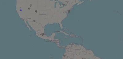 US Air Force deactivates all transponders; no flights visible on FlightRadar24