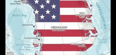 Katie Miller shares photo of Greenland in American flag colors