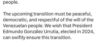 Macron supports Trump's Venezuela actions while Le Pen condemns them