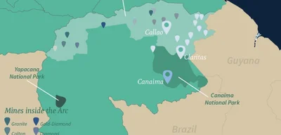 Venezuela holds 4 billion tons of iron ore worth ~$428 billion