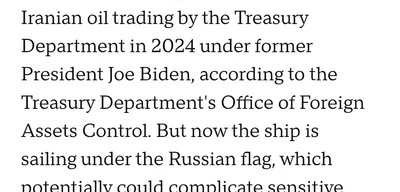 U.S. plans to seize Russian-flagged tanker Marinera this week