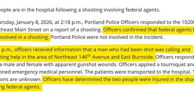 Portland Police: Shooting victims called for help, shot by federal agents