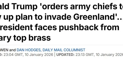 Trump asks special forces to draft invasion plans for Greenland