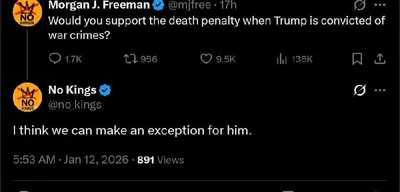 No Kings movement calls for execution of President Trump