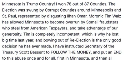 Trump instructs Treasury Secretary to investigate financial abuse nationwide