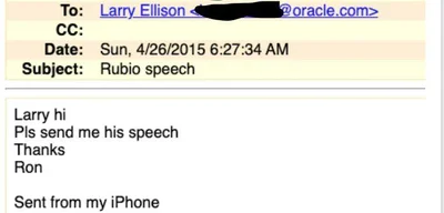 Larry Ellison vetted Marco Rubio’s loyalty to Israel in 2015