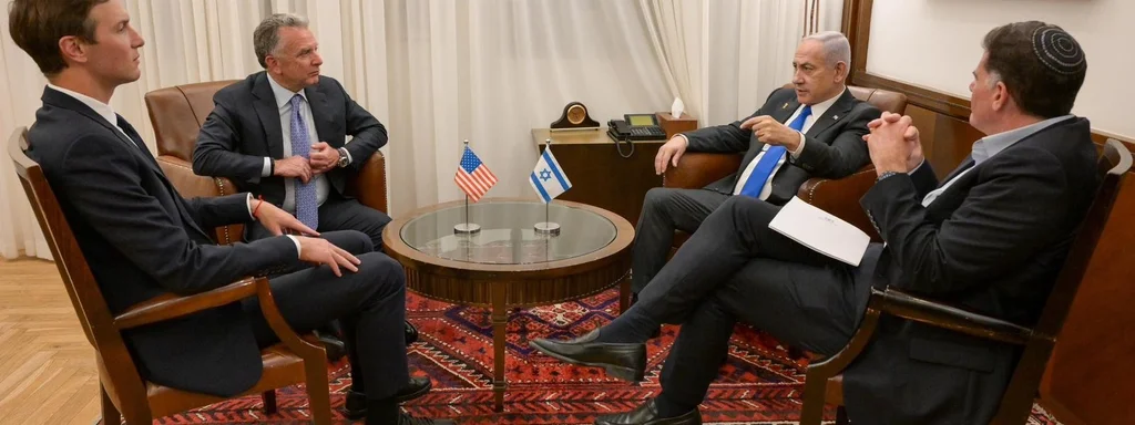Netanyahu meets with Trump's envoy Steve Witkoff and Jared Kushner