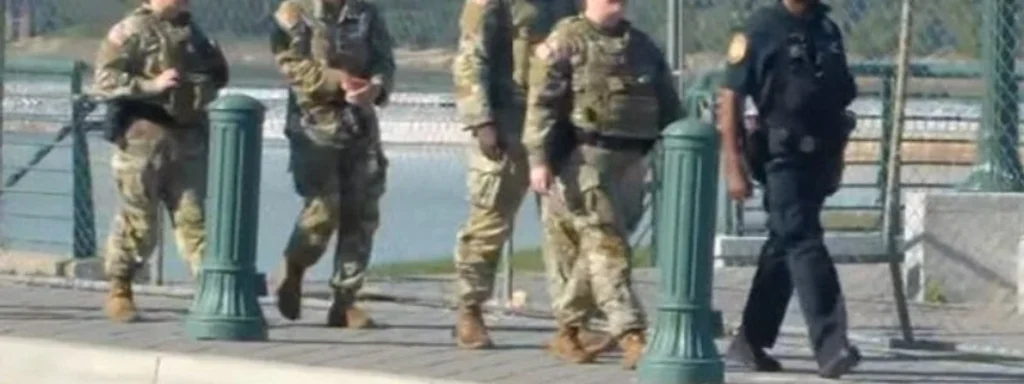 National Guard troops patrolling streets of Memphis, Tennessee