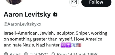 X refuses to suspend account of sniper Aaron Levitsky after death threats