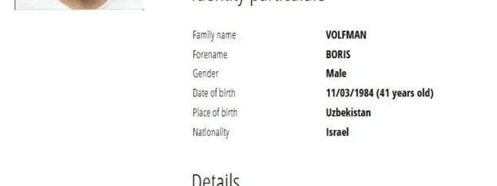 Russia arrests Israeli-Ukrainian Boris Wolfman for organ trafficking