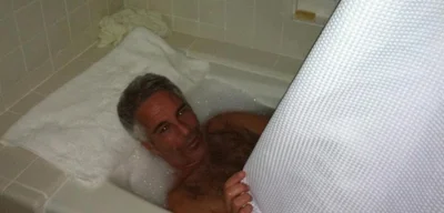 Creepy photo of Jeffrey Epstein in bubble bath surfaces in new images