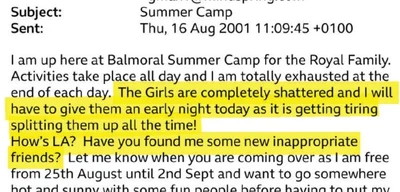 Prince Andrew allegedly asked Ghislaine Maxwell about new friends to traffic children