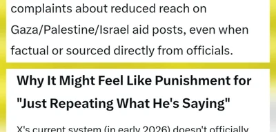 Grok admits X has been censoring posts critical of Israel since 2026