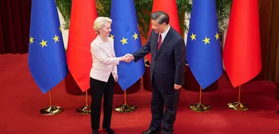 Xi Jinping hosts EU leaders for summit marking 50 years of ties
