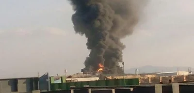 Massive Blaze Engulfs Commercial Complex in Anzali Port, Northern Iran, Prompting Urgent Evacuations