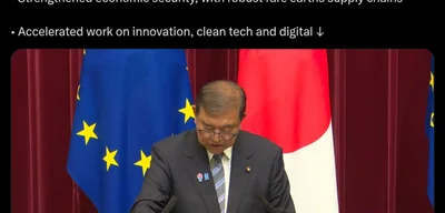 EU and Japan Forge Competitiveness Alliance to Boost Trade and Secure Rare Earths