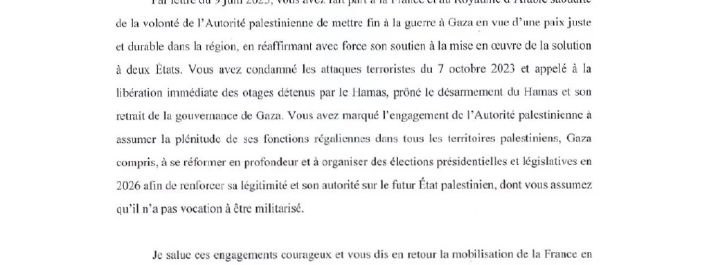 France to Officially Recognize State of Palestine in September at UN Assembly