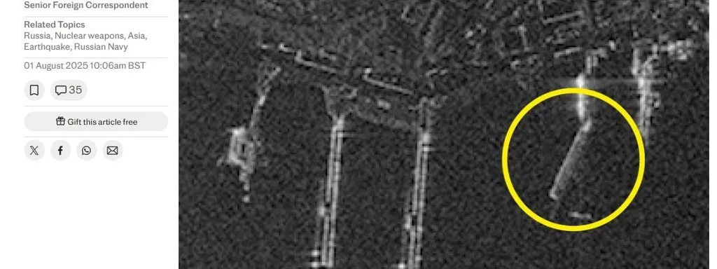 Tsunami Hits Russia's Rybachiy Nuclear Submarine Base, Pier Severely Damaged