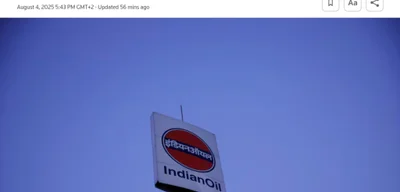 India's Largest Refiner Cuts Russian Oil Ties, Shifts to U.S. Crude Amid Trump's Tariff Threats