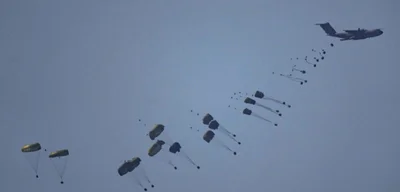 Gaza Ministry Urges Nations to Halt Aid Parachutes, Citing Chaos and Danger for Civilians