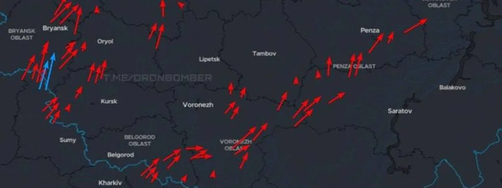 Ukraine Unleashes Coordinated Drone Assault on Key Targets in Western and Southern Russia