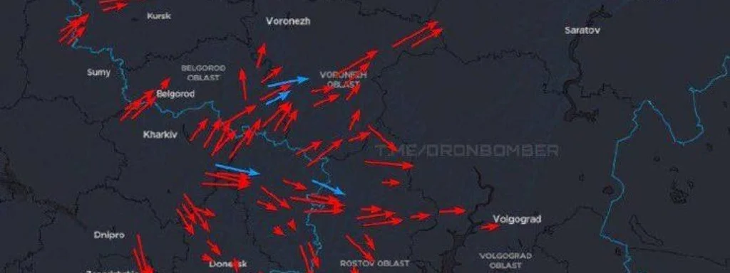 Ukraine Unleashes Coordinated Drone Strike on Russian Cities, Heightening Tensions