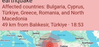6.2 Magnitude Earthquake Strikes Türkiye, Shaking Neighboring Regions and Raising Alarm