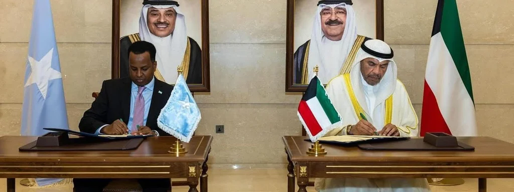 Somalia and Kuwait Forge Three Key Agreements to Boost Bilateral Cooperation