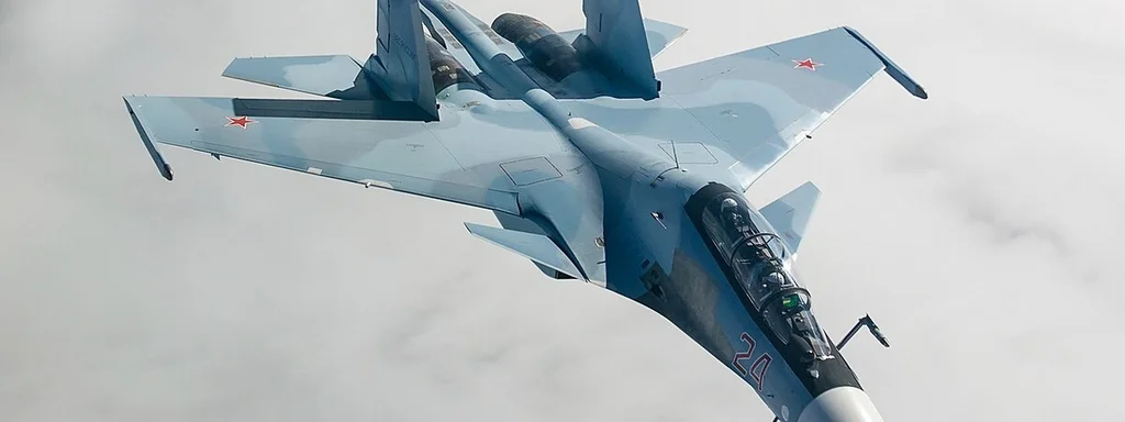 Russian Su-30SM Fighter Jet Crashes in Black Sea, Pilot Missing Amid Search Efforts