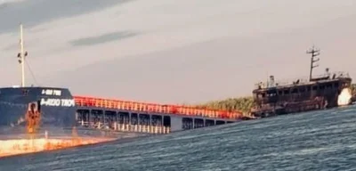 Ukrainian Forces Target Russian Cargo Ship, Disrupting Supply of Iranian Drone Parts