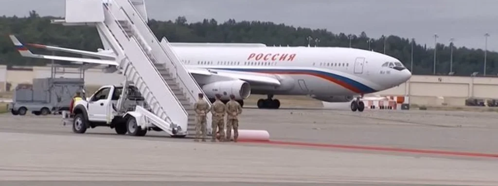 Putin's Plane Landed in Alaska, Sparking Security Concerns for U.S. Military