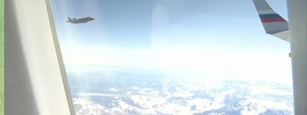 Russian Officials Misidentify F-35 Fighters as F-22s During Putin's Return