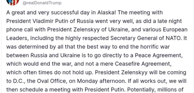 Trump Promises Peace Deal Between Russia and Ukraine After Successful Meetings