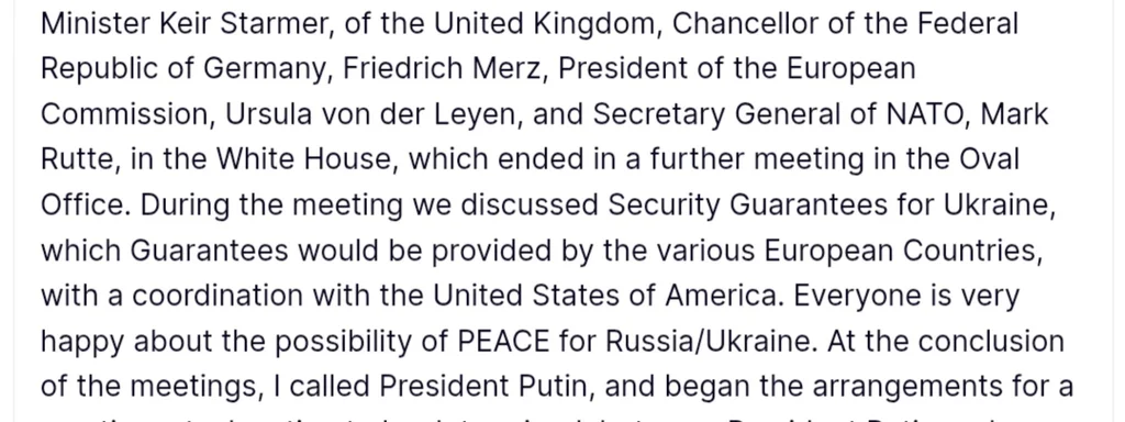 Breaking: Trump Confirms Meeting with Putin to Discuss Zelensky Talks