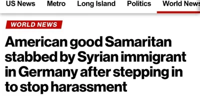 American Good Samaritan Stabbed in Germany While Defending Women