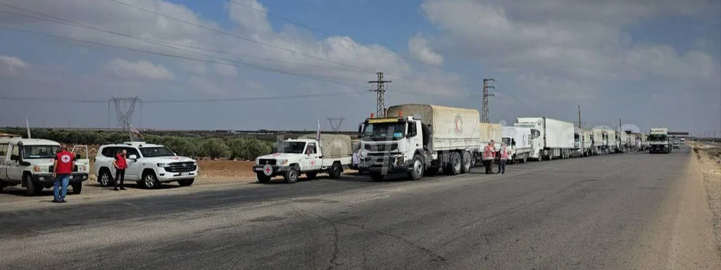 31-Truck Convoy Delivers Vital Supplies to As-Suwayda's Druze Community