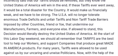 Trump Defies Court Ruling: Tariffs Remain Unchanged Amid Legal Battle