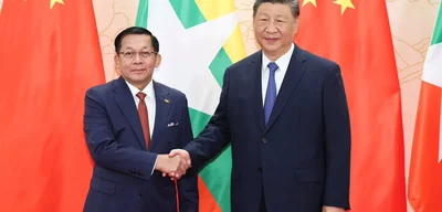 Xi Jinping and Myanmar's Leader Discuss Key Regional Cooperation