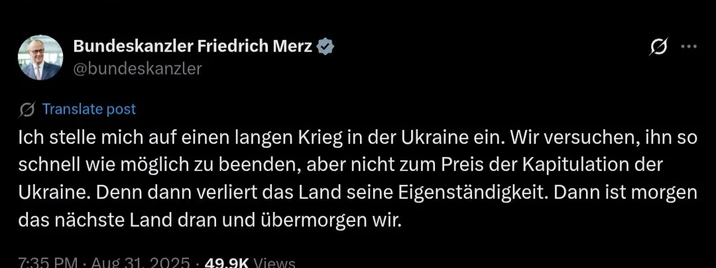 Chancellor Merz Prepares Germany for Prolonged Ukraine Conflict