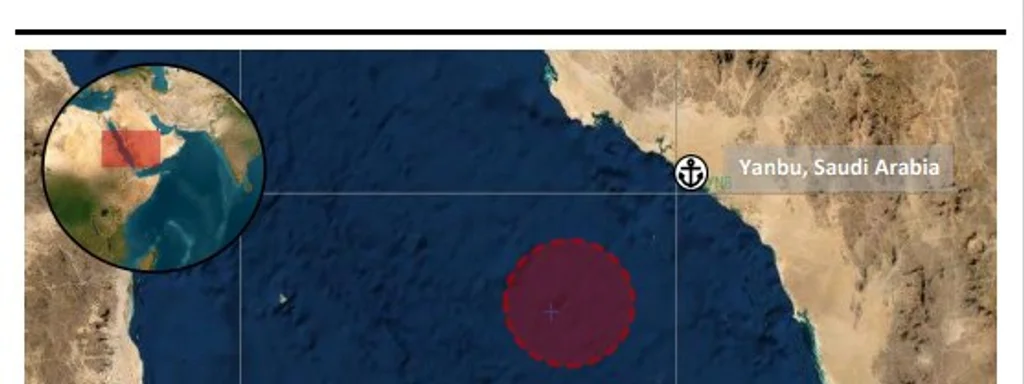 Warning Issued After Unknown Projectile Strikes Vessel Near Yanbu