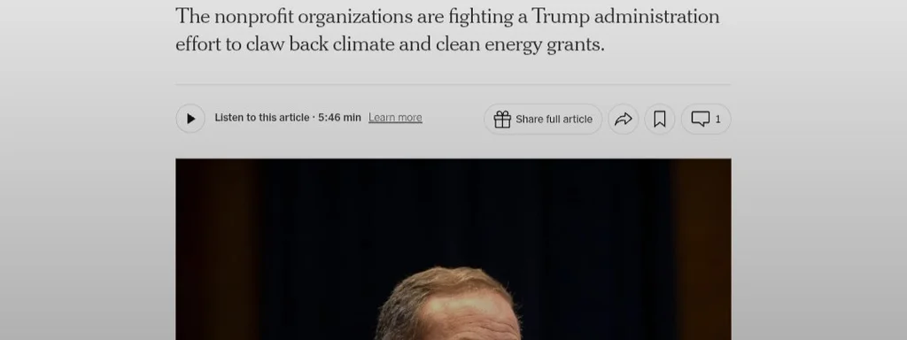 Appeals Court Upholds Freeze on $16 Billion Climate Grants